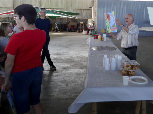 Le Lions Club Châtillonnais a offert des baptêmes de l'air aux lauréats du  concours de dessins qu'il a organisé 