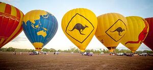 season balloons australia kangaroos koalas