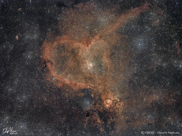 IC1805 - La nébuleuse du cœur - Le 31 octobre 2022 - Site de la Parata (Ajaccio)