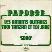 PAPOOSE 45T Les amants outangs