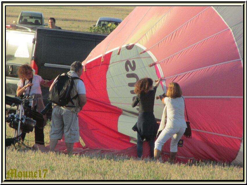 Les montgolfières à Semussac (près de Royan17)