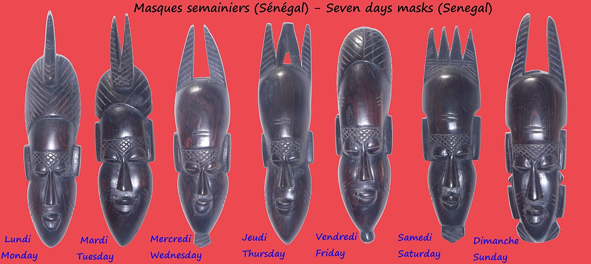 Masques semainiers — Wikipédia