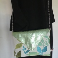 Pochette vert brillant