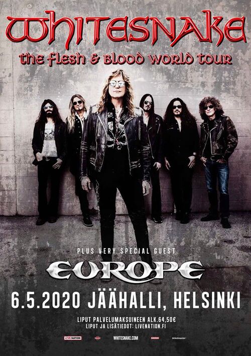 EUROPE : Nouvelle date avec Whitesnake
