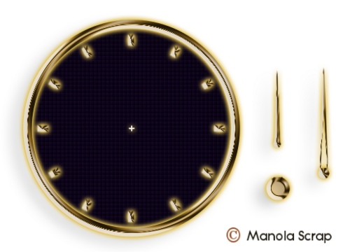 Horloge pour créations flash