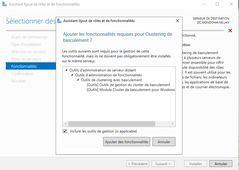 Configurer un serveur SFTP en failover sur Windows Serveur Core 2022