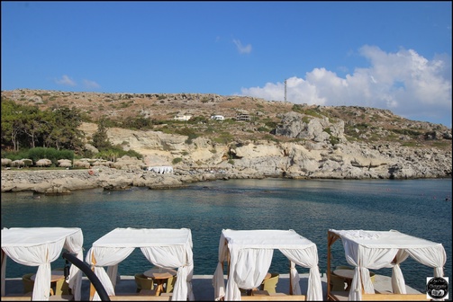 Grèce, île de Rhodes, les thermes de Kallithéa