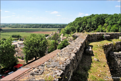 Photos détails de la forteresse médiévale de Langoiran