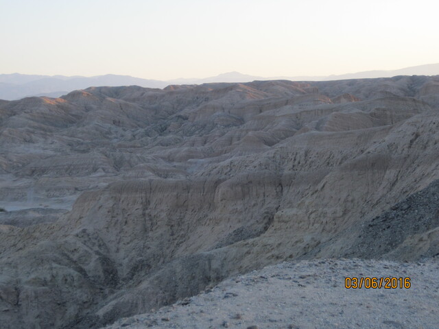 Désert californien "Anza-Borrego desert state park"