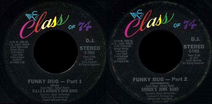 Googie René Combo : CD " Smokey Joe's La La The singles 1964-1975 " Soul Bag Records DP 171 [ FR ]