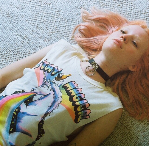 Image de grunge, unicorn, and hair