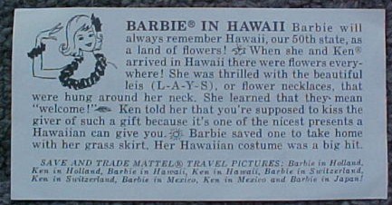Barbie vintage : Barbie in Hawaii