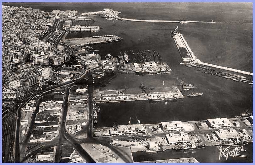 Carte postale - Alger, Le Port
