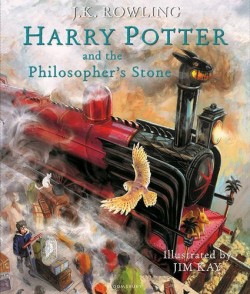 Couverture : Harry Potter, tome 1 illustré : Harry Potter à l'école des sorciers