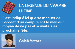 Compétence "Coutumes des vampires"