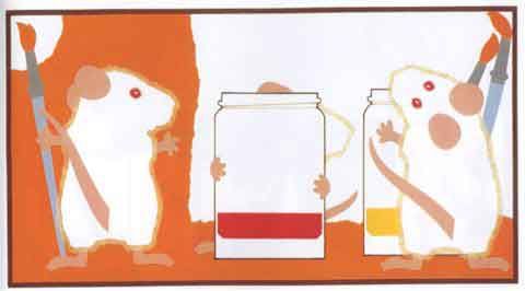 trois souris peintres Ellen Stoll Walsh - maicresse gourou