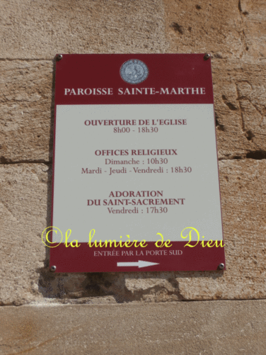 Tarascon sur Rhône, église Sainte Marthe