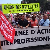 Manifestation des salariés monégasques pour les conditions de travail - France 3 Provence-Alpes-Côte d'Azur