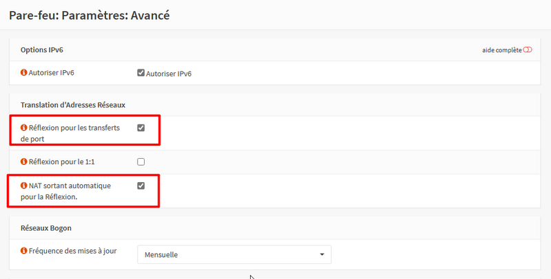 DNAT sur OPNsense (Port Forwarding)