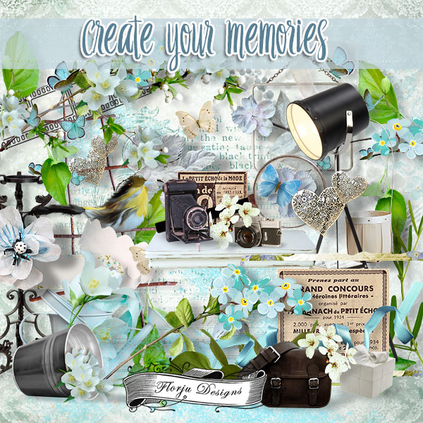Create your memories KIT PU by Florju Designs