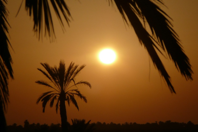 Coucher de soleil aux magnifiques couleurs
