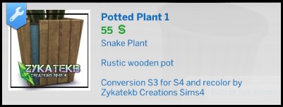 Potted Plants Set