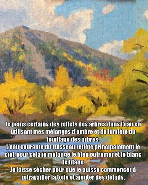 Dessin et peinture - vidéo 3335 : Comment peindre les arbres en automne ? - acrylique ou huile.