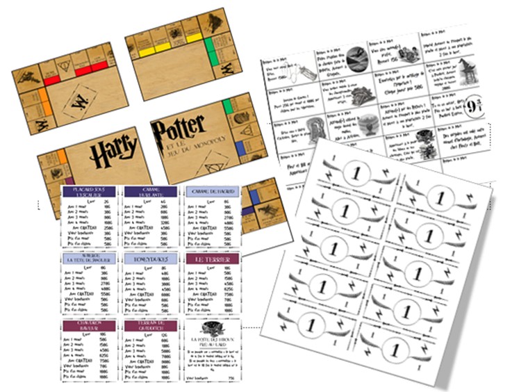 Harry Potter et le jeu du Monopoly - Maîtresse Ninie
