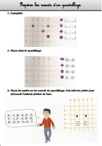 Séquence CE1 - Repérage et déplacement sur un quadrillage 