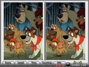 Oliver and company - Spot the difference