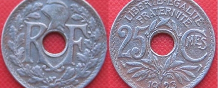 25 centimes 1923