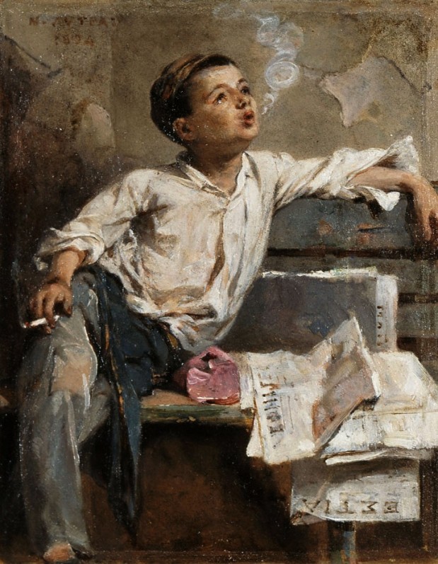 nikiforos-lytras-Enfant-qui-fume-1894.jpg