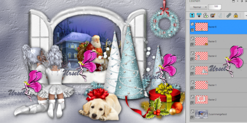 Weihnachten am Fenster