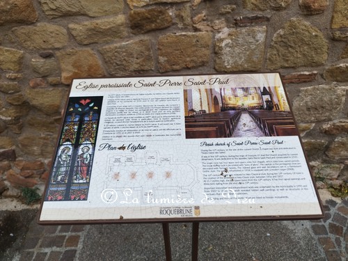 Roquebrune-sur-Argens, l'église Saint Pierre - Saint Paul