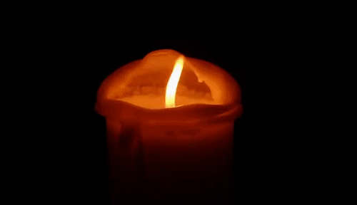 Kerze Brennt Mit Entspannungsmusik GIF | Gfycat