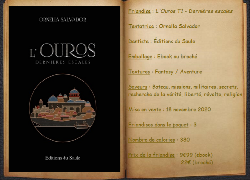 L'Ouros Dernières escales Ornella Salvador