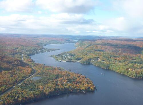 Survol de la Mauricie en hydravion