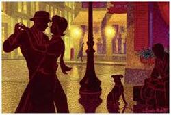 Tango MAD MANOUSH Night Tango sur des peintures de Denis NOLET