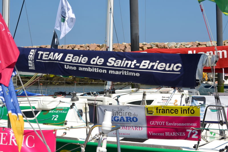  sur les pontons  de  la solitaire   Figaro 