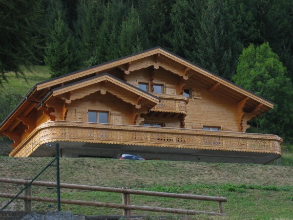 chalet bois à Chatel en Haute-Savoie