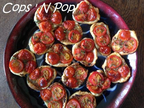 Mini tartelettes tomates pour l'apéro.