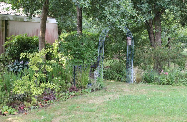 entrée de la chambre de verdure