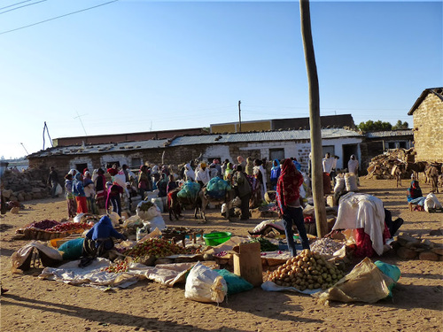 le petit marché de Hausien