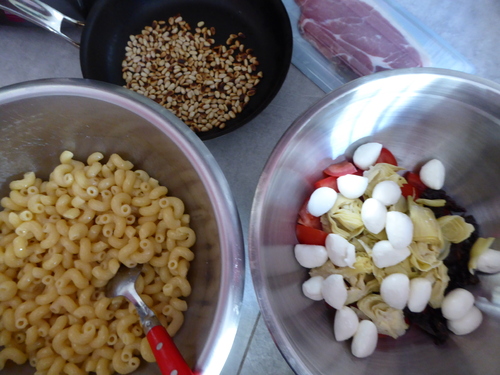 Une Salade de Pâtes à l'Italienne