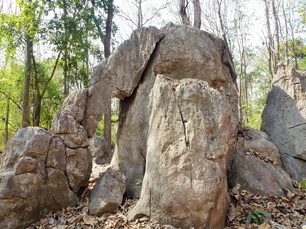 L'éléphant du jardin de pierres