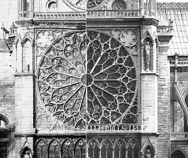 Les roses, les vitraux - Scientifiques Notre-Dame