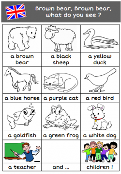 BROWN BEAR, WHAT DO YOU SEE ?