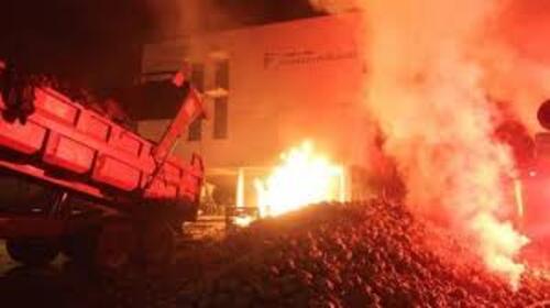 Morlaix-Hotel des impôts incendié: excuses de la FNSEA réclamées (LT 17/03/2017)