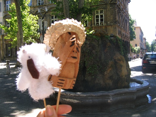 Arthur et Koh-Lanta à Aix en Provence.