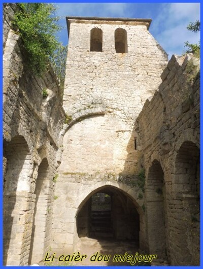Aveyron causse noir, l'église st Jean de Balmes, l'ermitage st Michel 